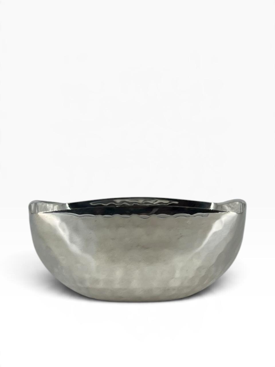Bowl Metal Martelado Quadrado