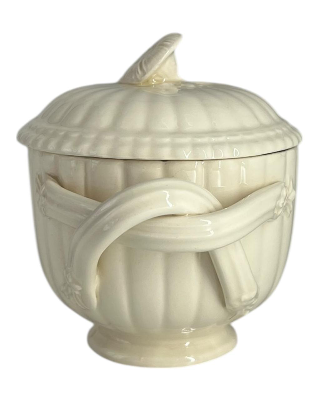 Açucareiro Flor Royal Creamware