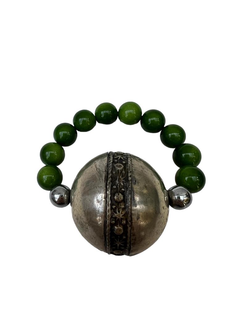Argola Para Guardanapo Bola Marroquina - Verde