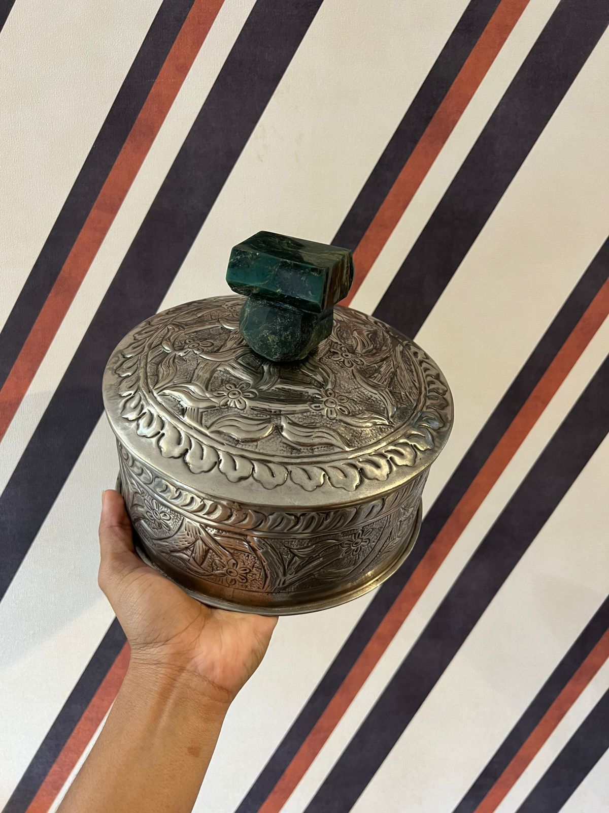 Caixa em Alpaca P Jade