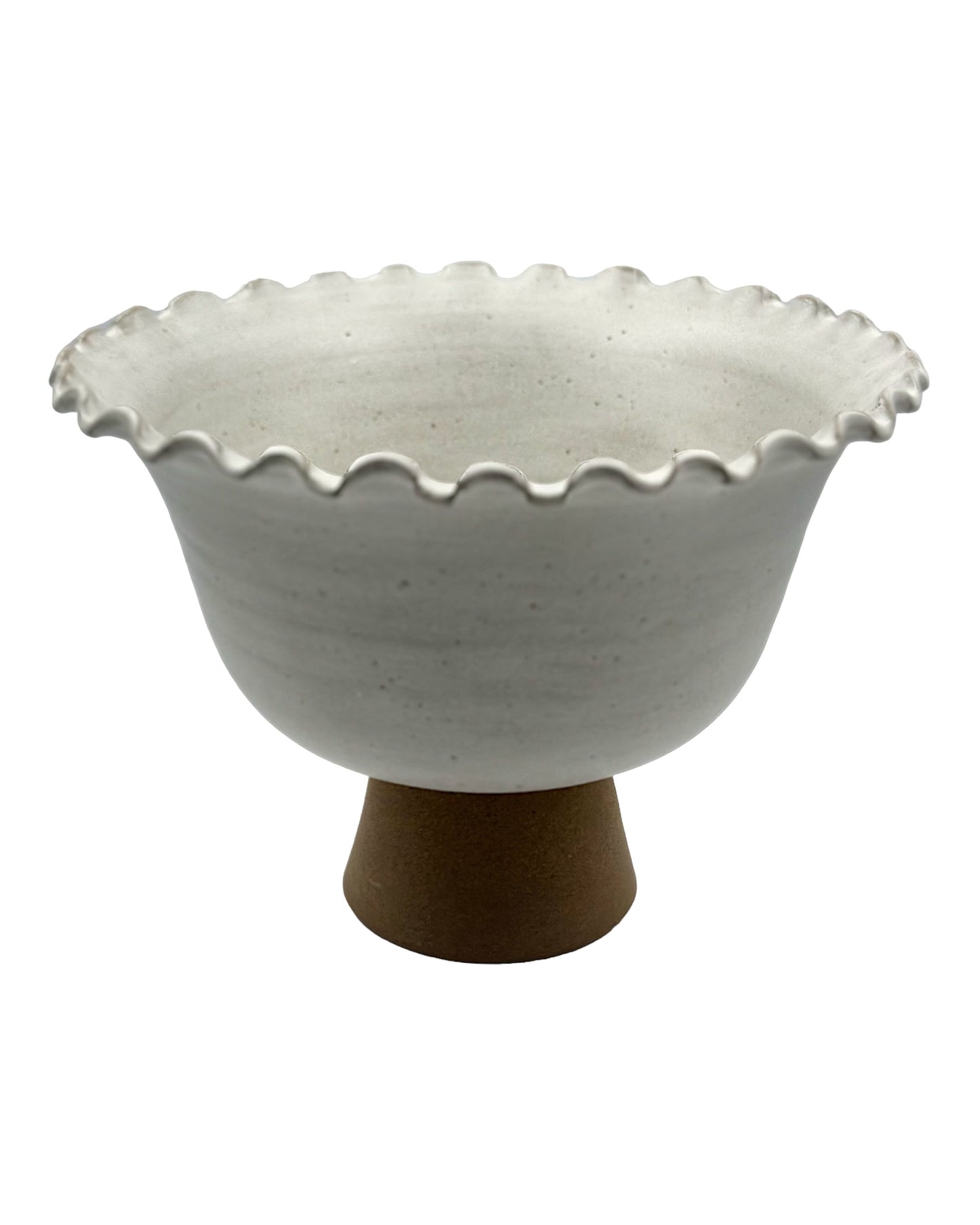 Bowl c/ Pé Babados Branco G