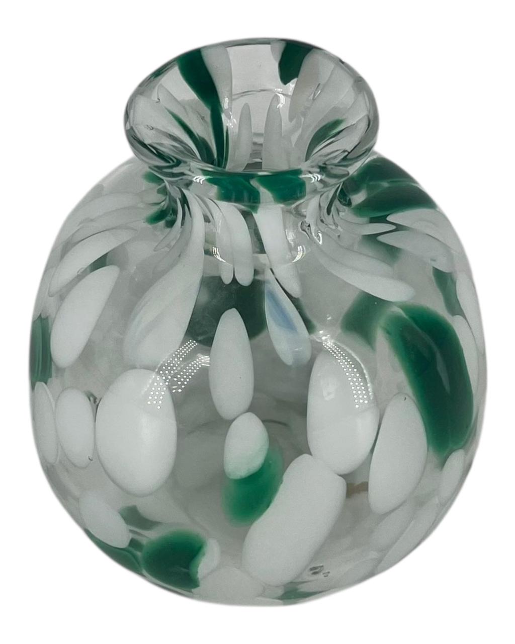 Vaso Branco c/ Verde