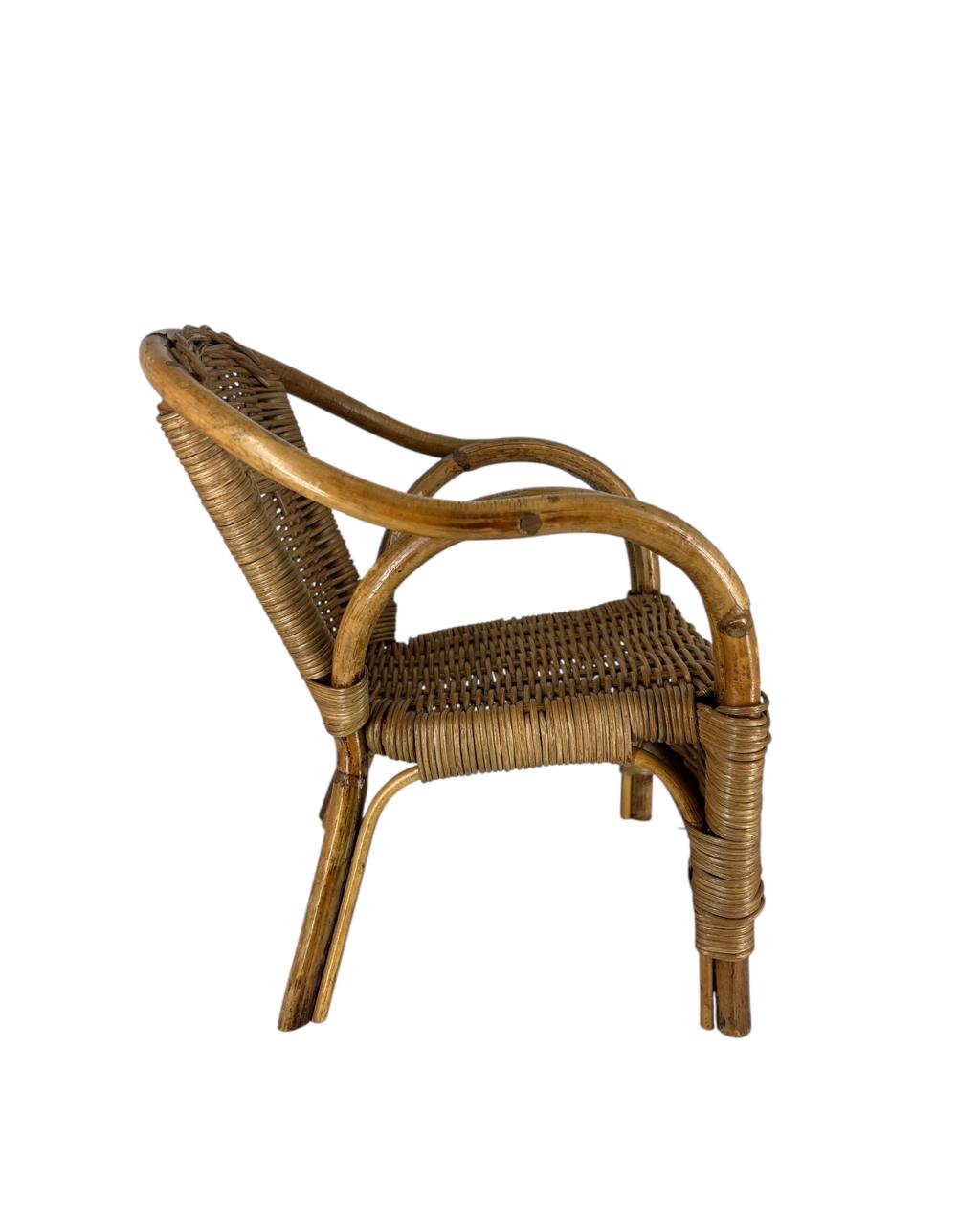 Mini Cadeira Decorativa Rattan II