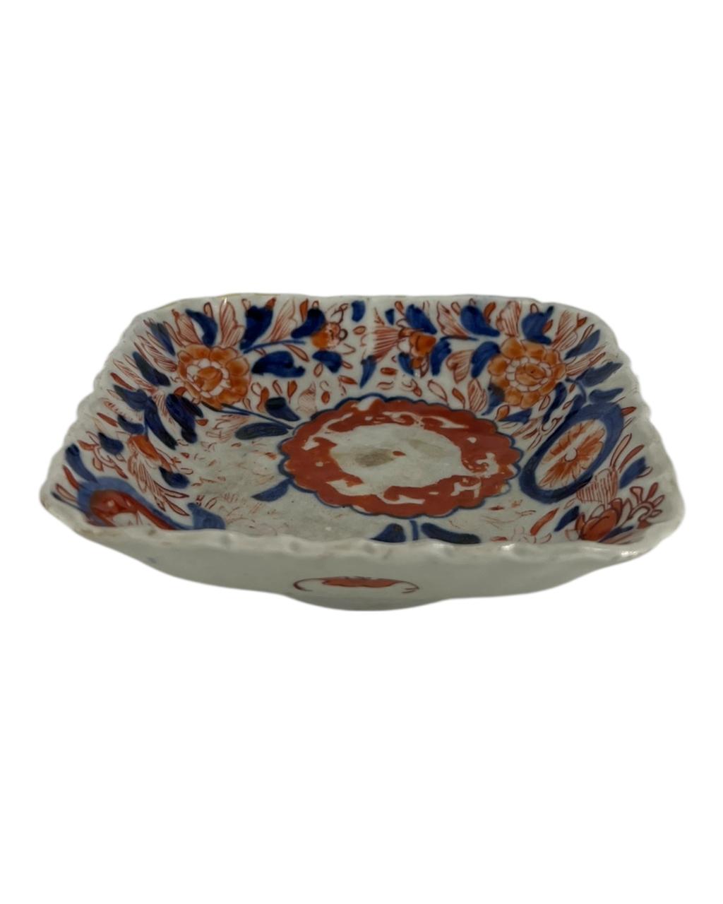 Prato Quadrado Imari
