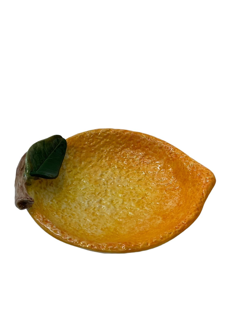 Prato Aperitivo Laranja Pintado A Mão