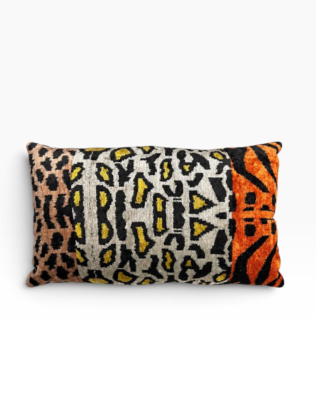 Almofada Ikat Veludo Savana III 55X30
