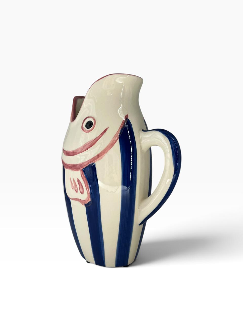 Jarra Peixe P Azul