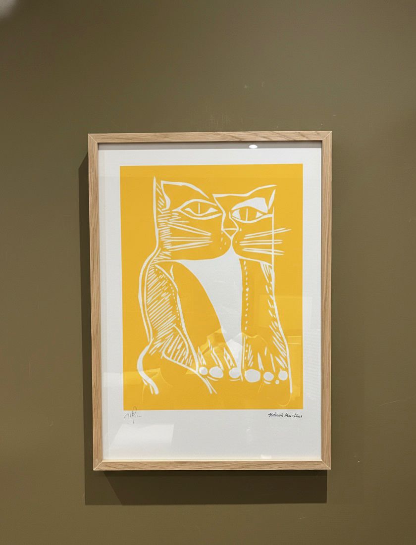 Gato Amarelo 15/100 50x35
