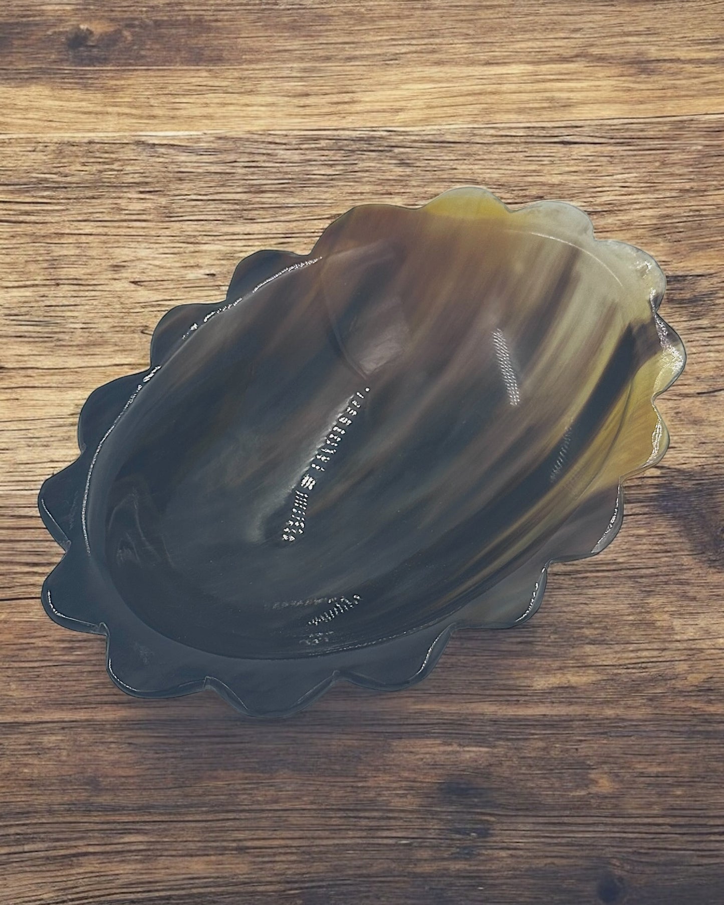 Petisqueira Em Chifre Oval Scallop