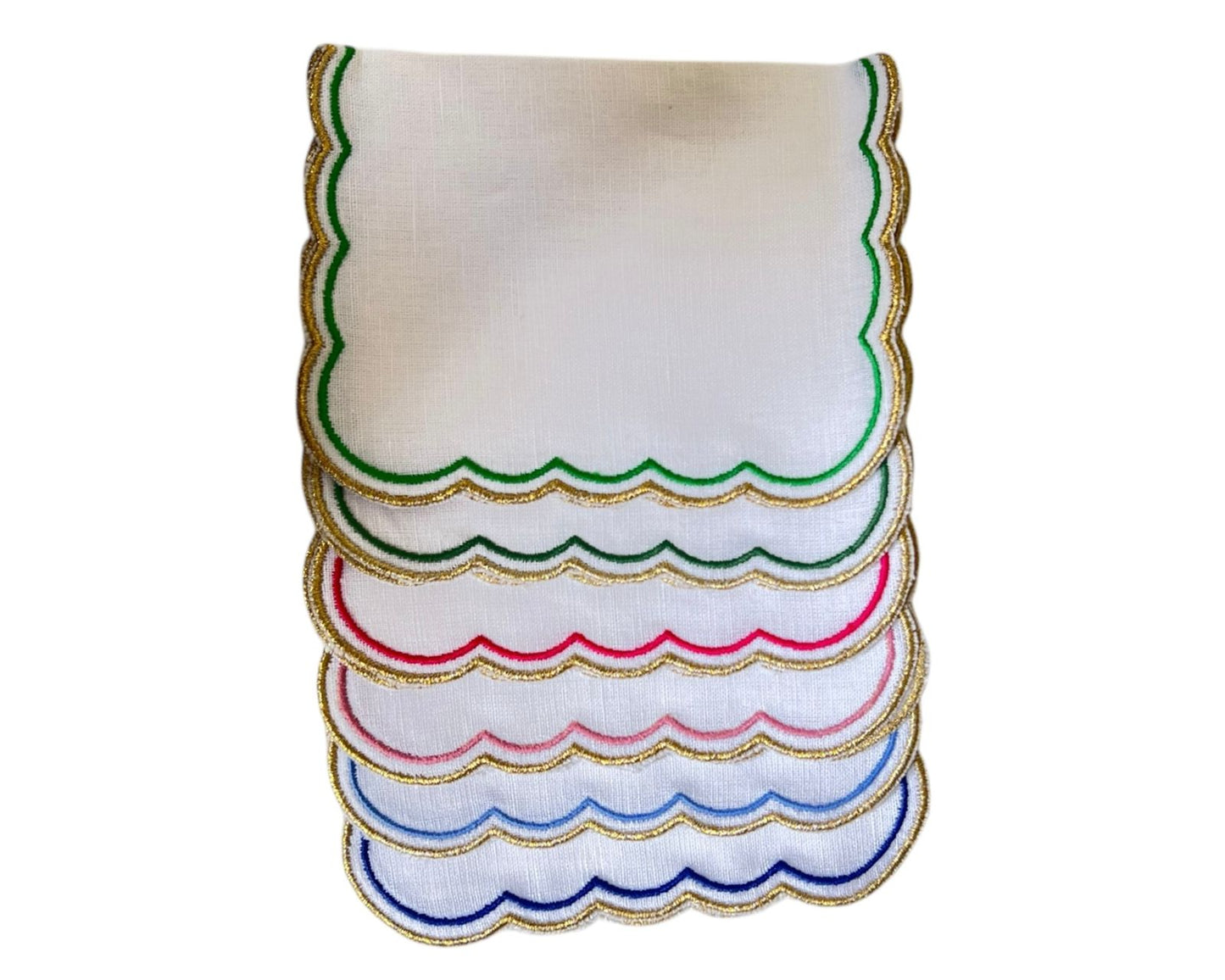Conjunto Guardanapo Colors Ouro