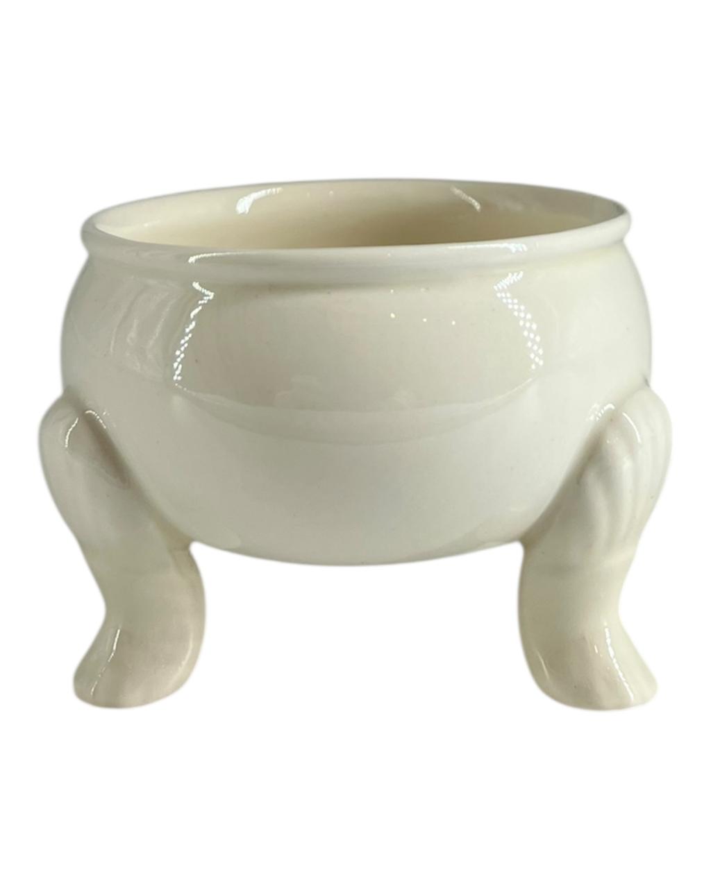 Saleiro c/ pé Royal Creamware