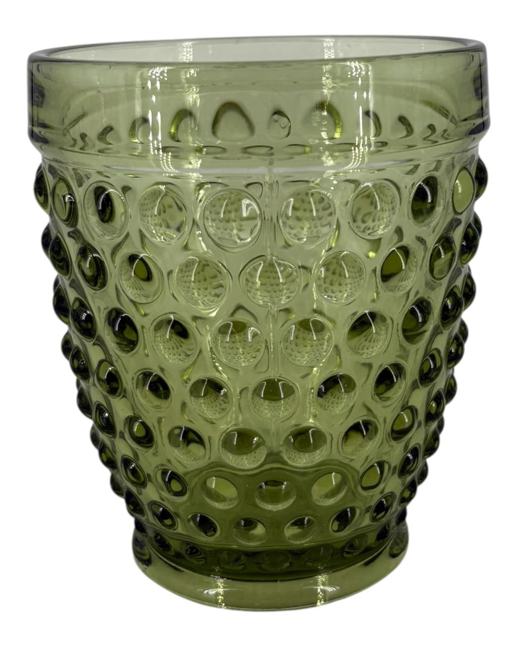 Copo Hobnail Verde