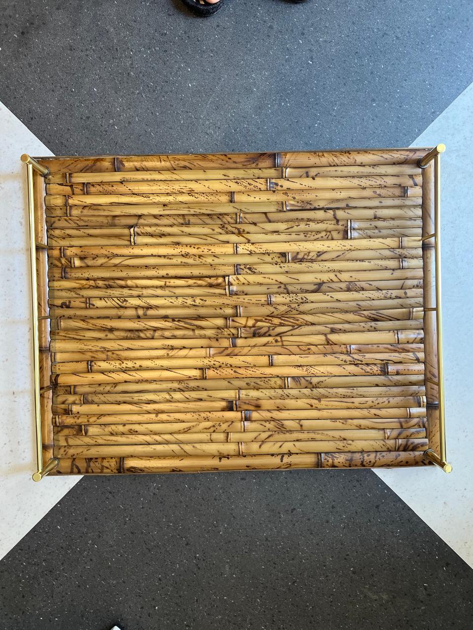 Bandeja em Bambu com Alça