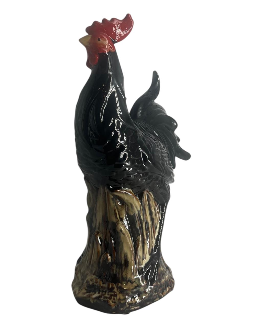 Estatueta Galo Preto