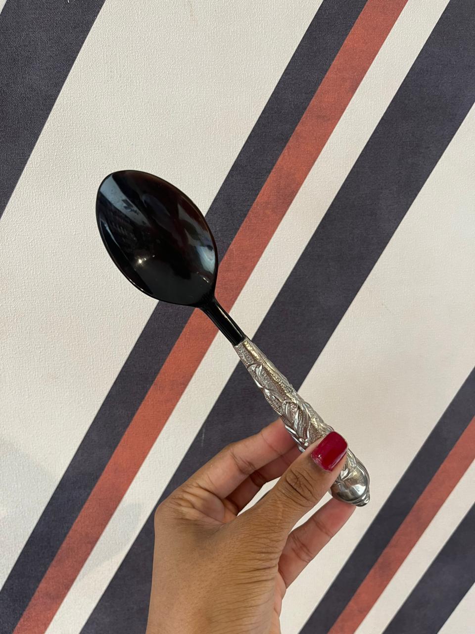 Colher Chifre Folhas G