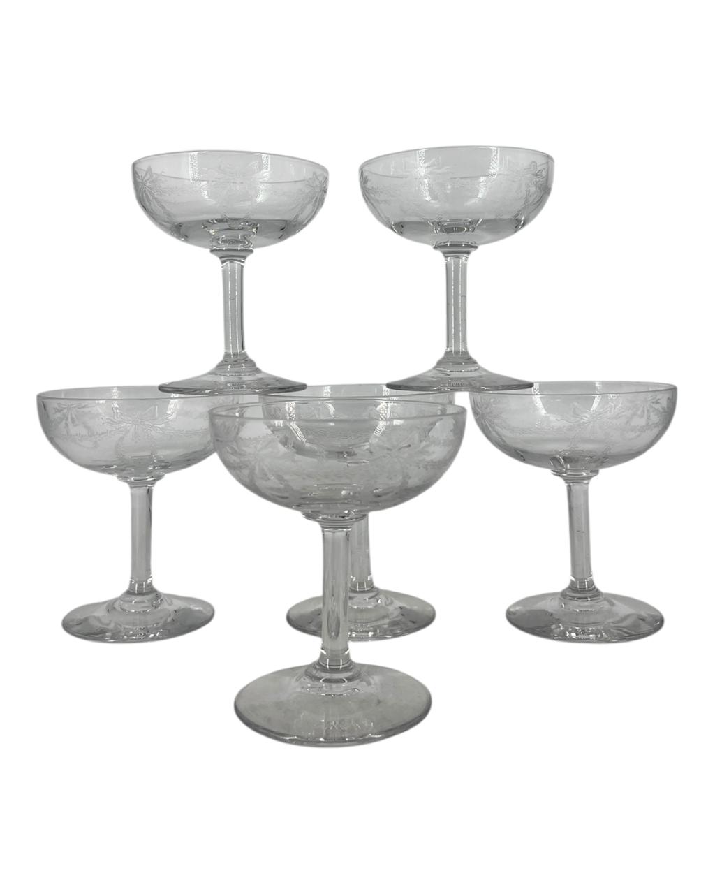 Set 6 taças champagne Saint Louis