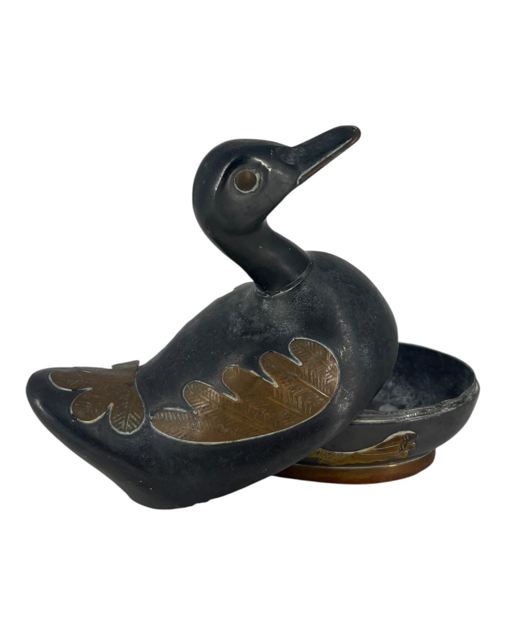 Caixa Pato em Estanho