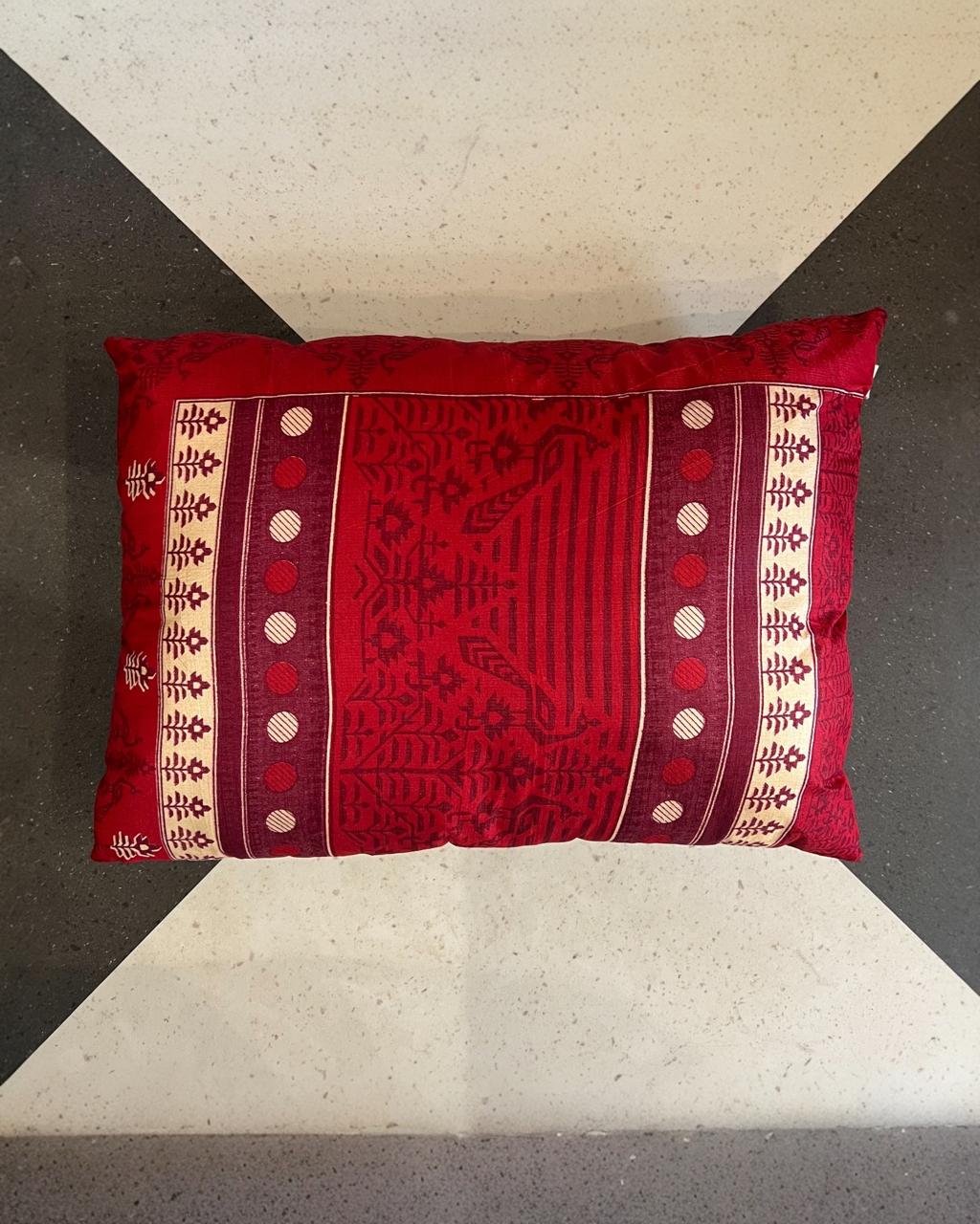 Almofada Sari Indiano Vinho 65x45