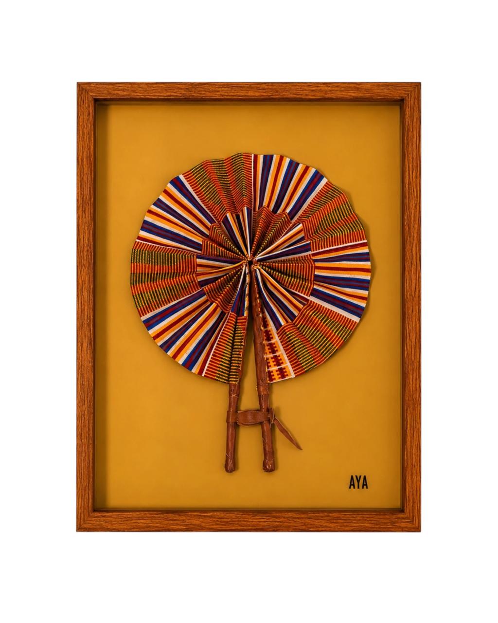 Quadro Leque Pano Alpinia