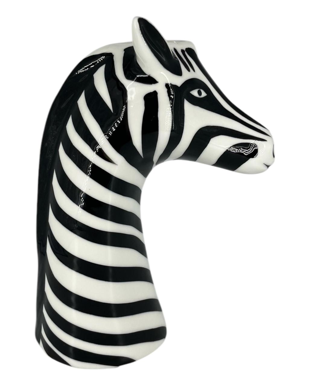 Vaso Zebra Cerâmica