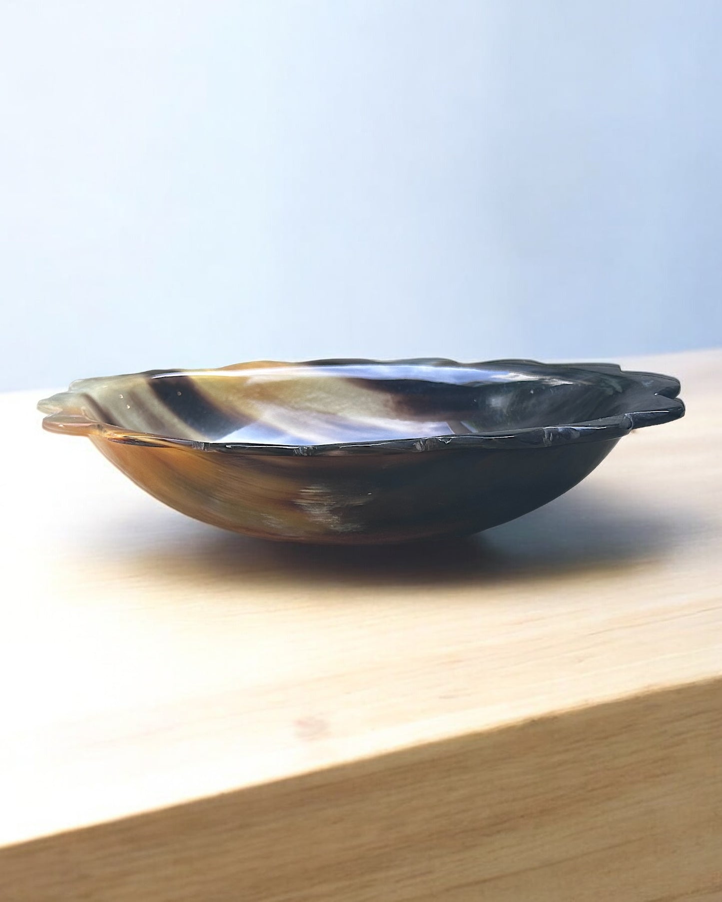 Petisqueira Em Chifre Oval Scallop