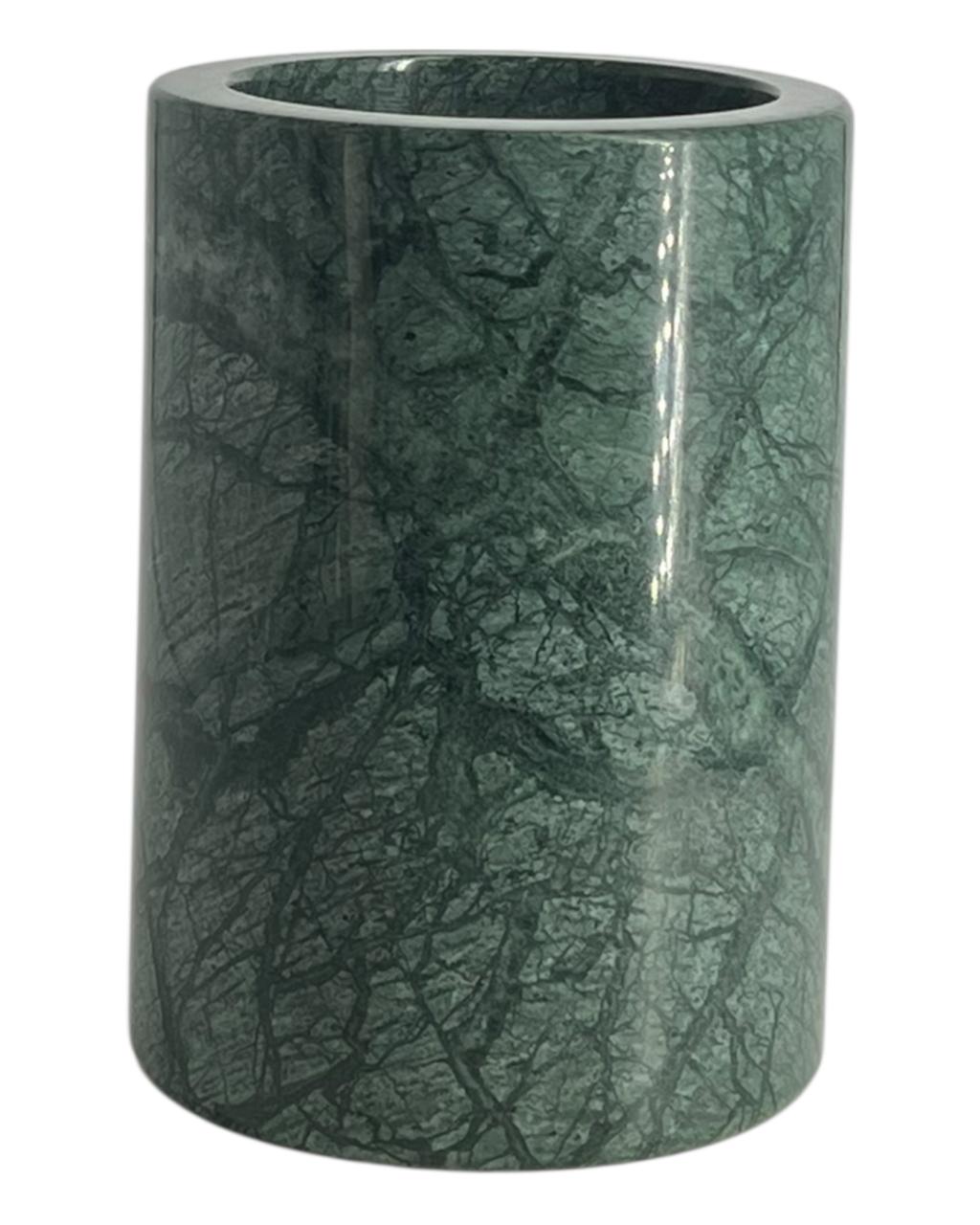 Vaso em Mármore Verde