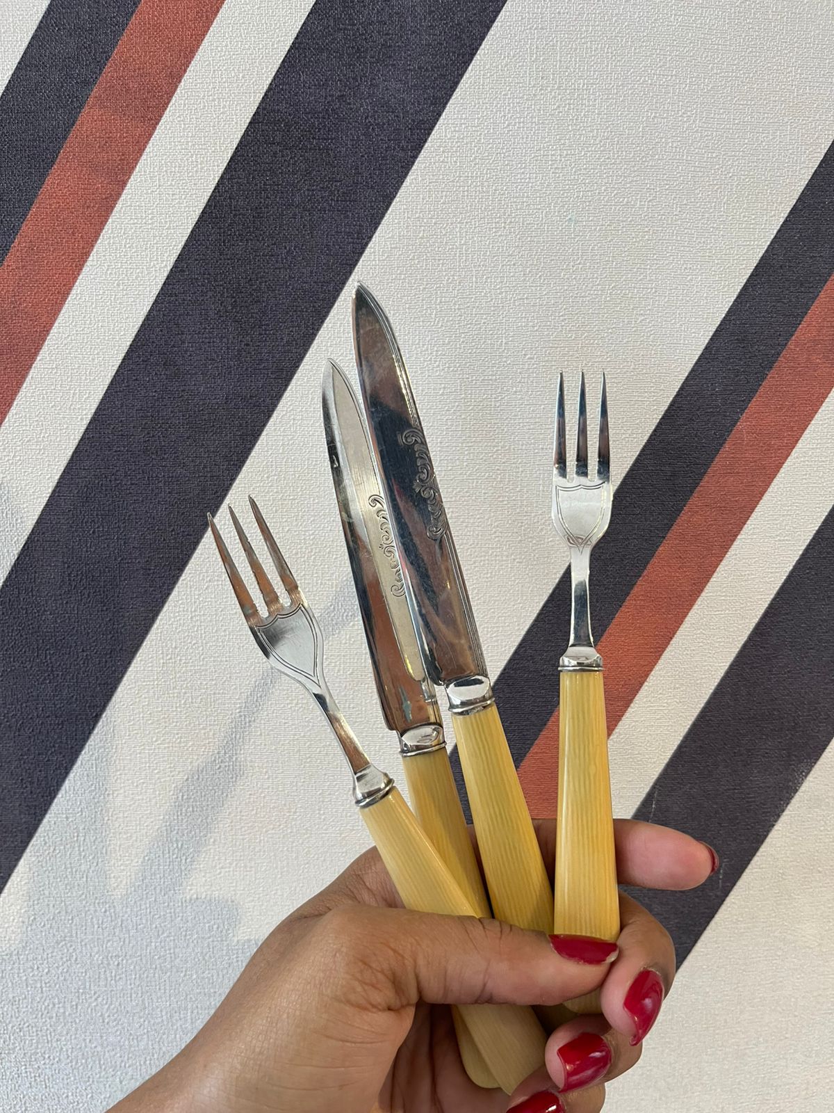 Set 4 Peças Aperitivo Galalite