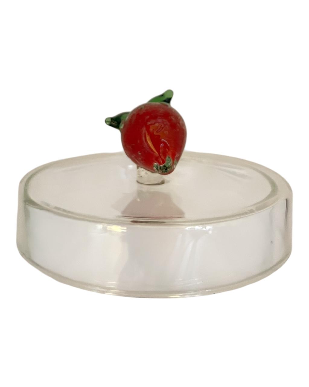 Pote De Vidro Morango