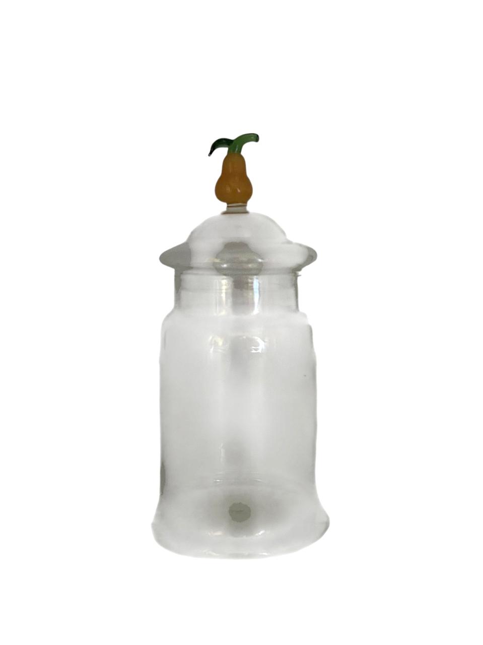 Pote De Vidro Pera