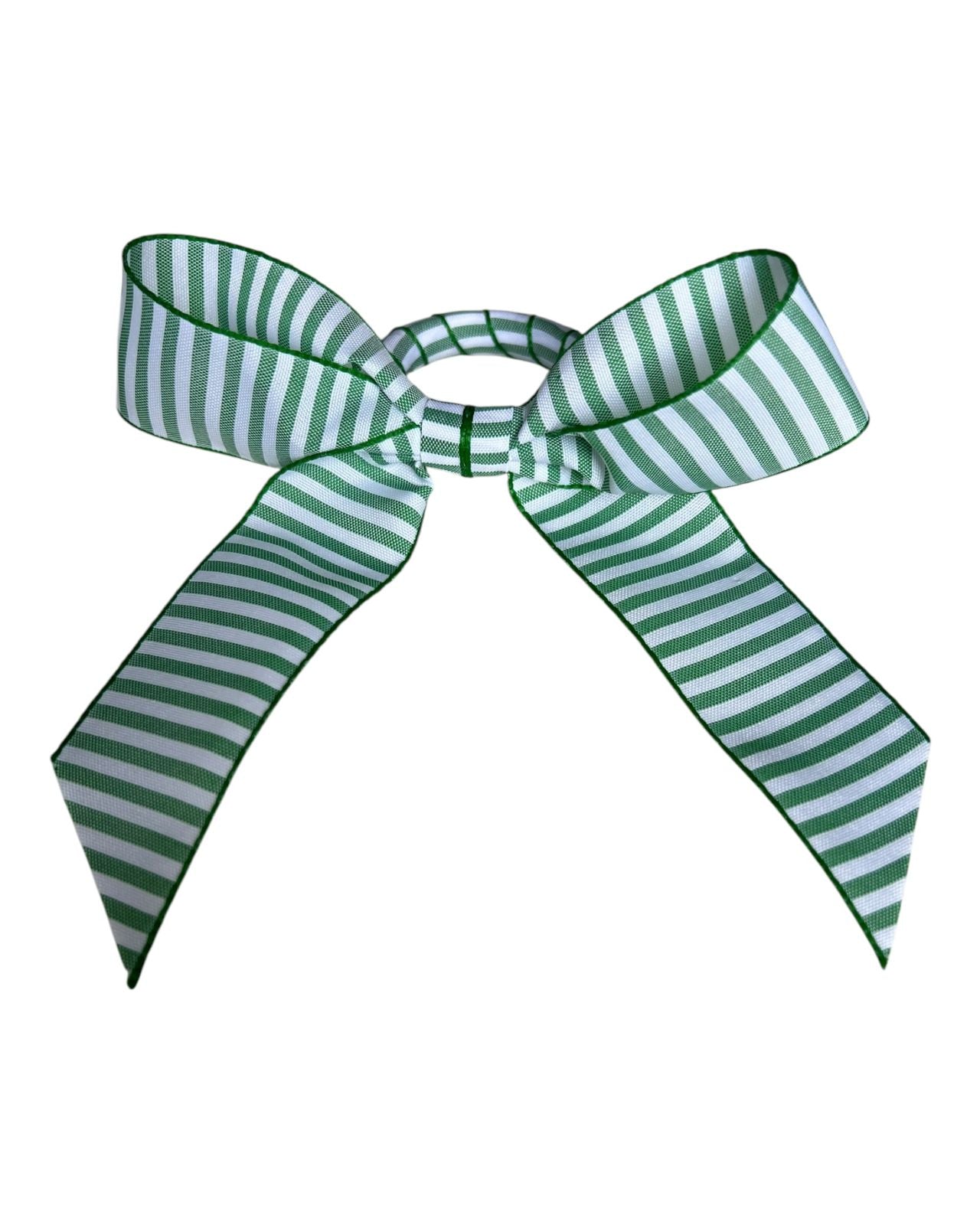 Conjunto 6 Argola Artesanal De Laço Verde