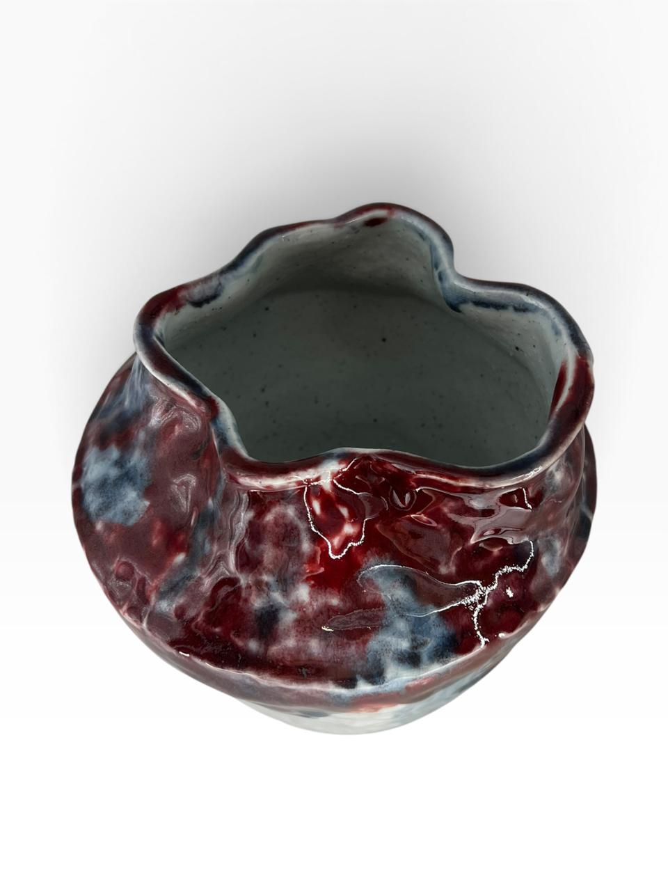 Vaso Azul e Sangue de Boi P