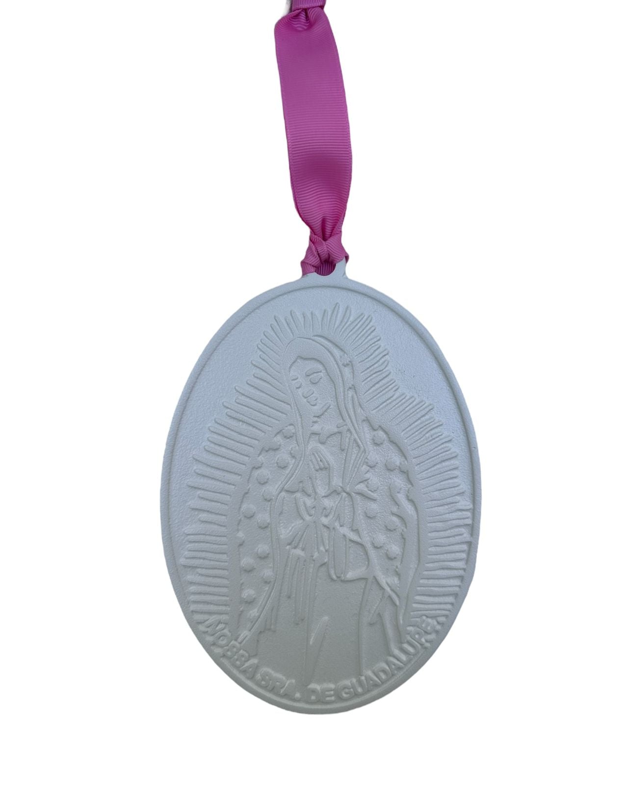 Medalha N. Sra De Guadalupe G - Branca