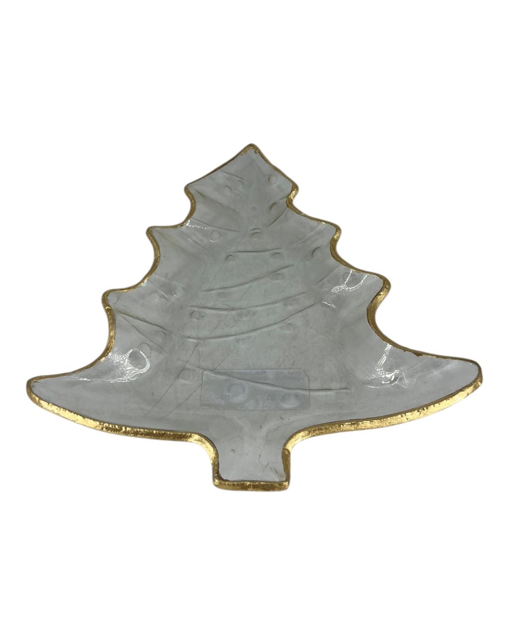 Prato Árvore de Natal c/ Dourado