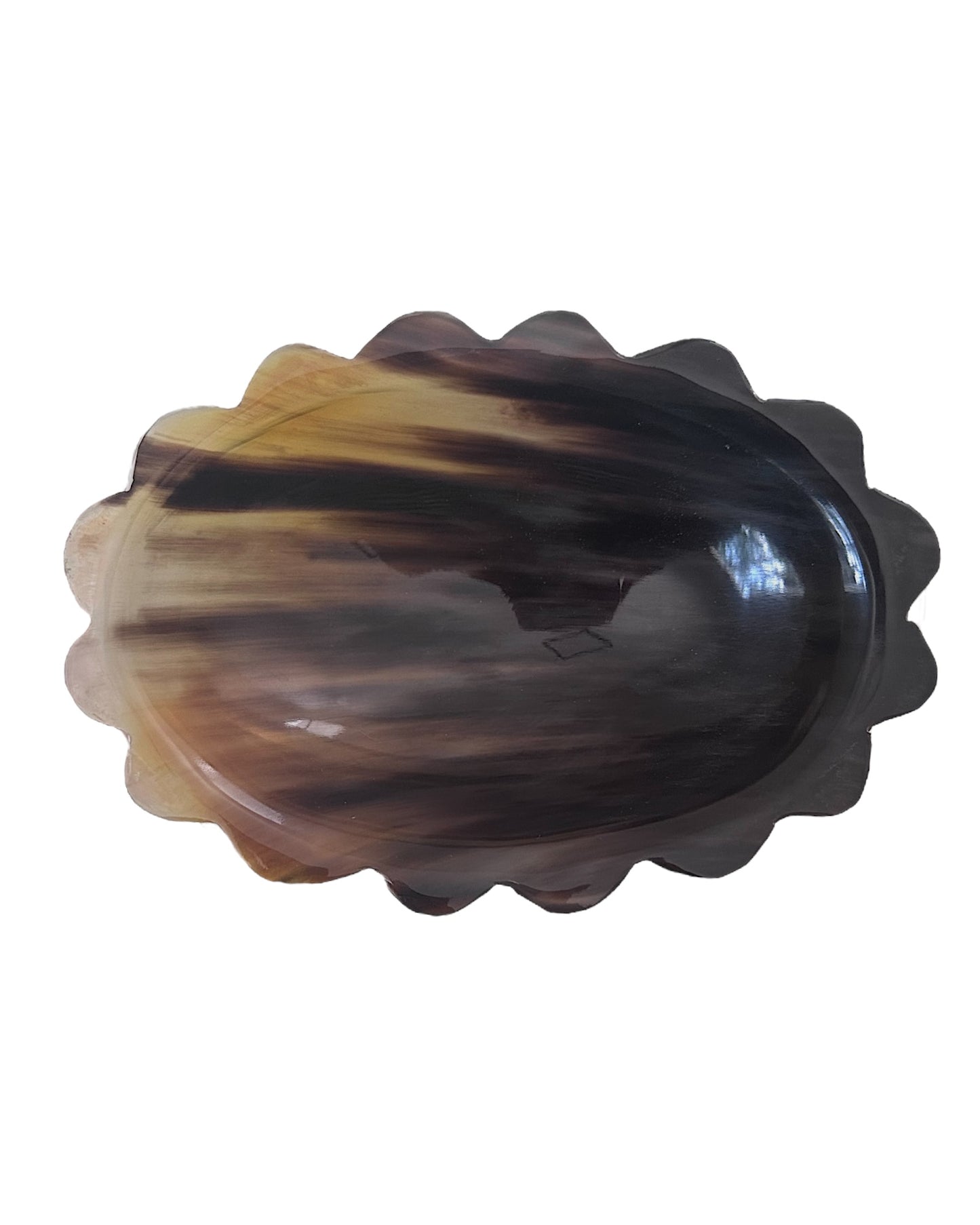 Petisqueira Em Chifre Oval Scallop