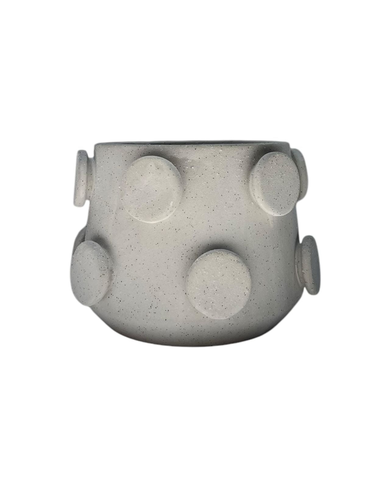 Cachepot Bolotas Branco