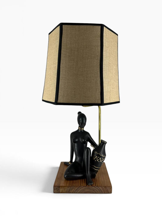 Abajur Escultura Afro I