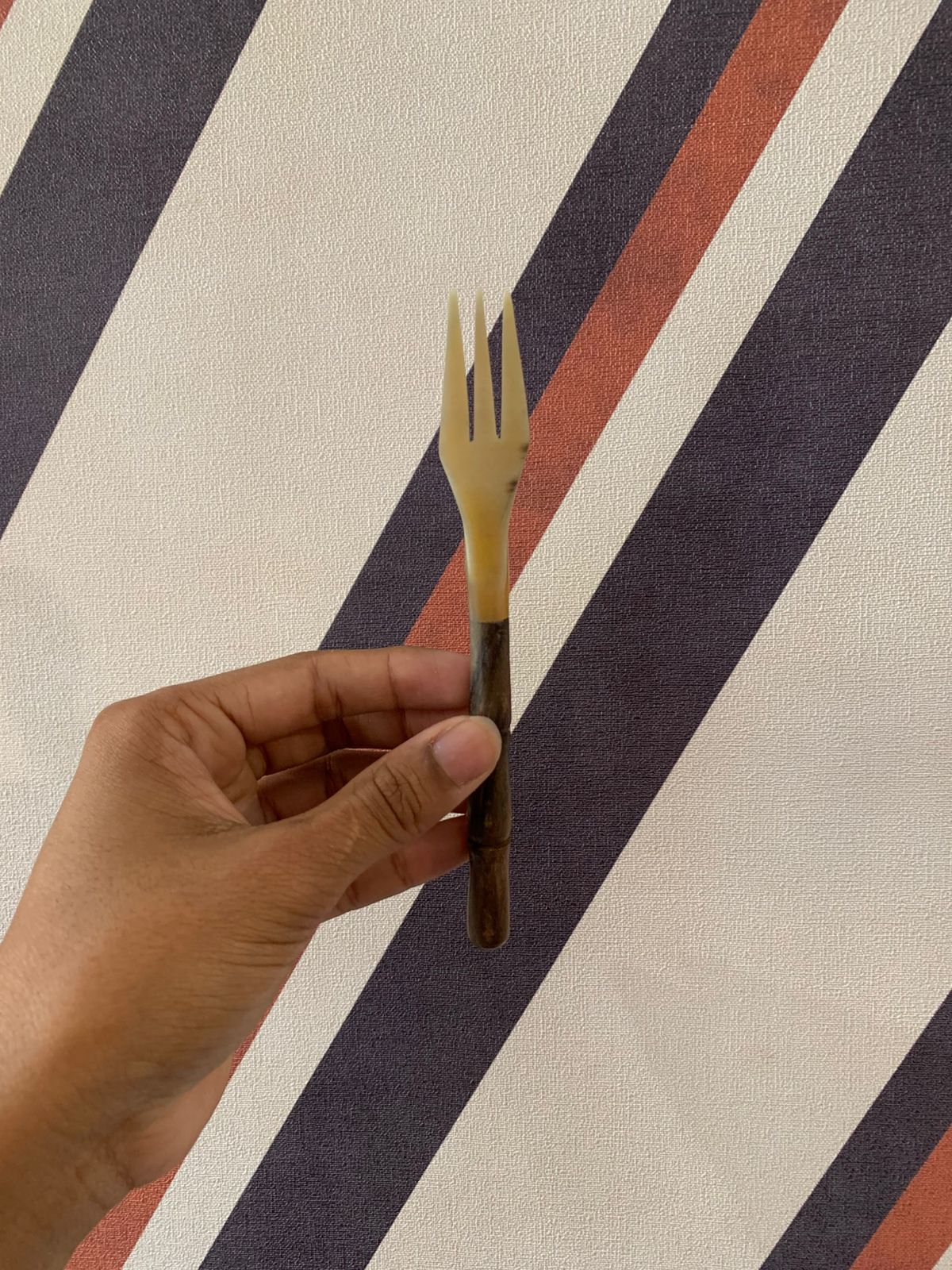 Garfo Aperitivo Madeira e Chifre