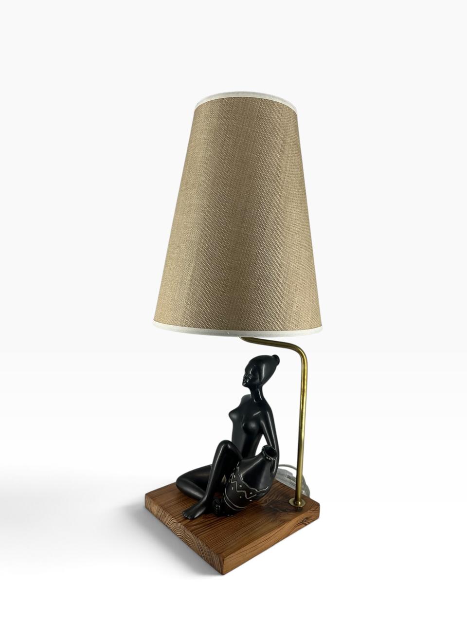 Abajur Escultura Afro II
