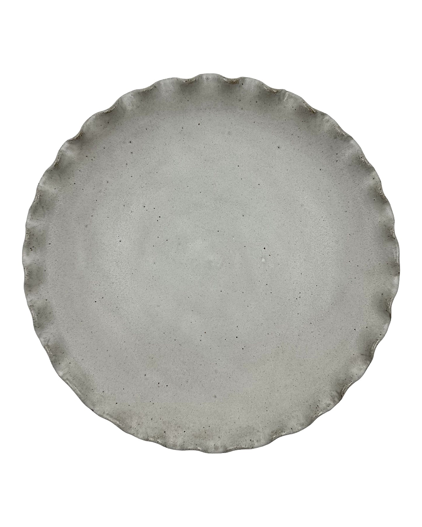 Prato Pão Babados Branco