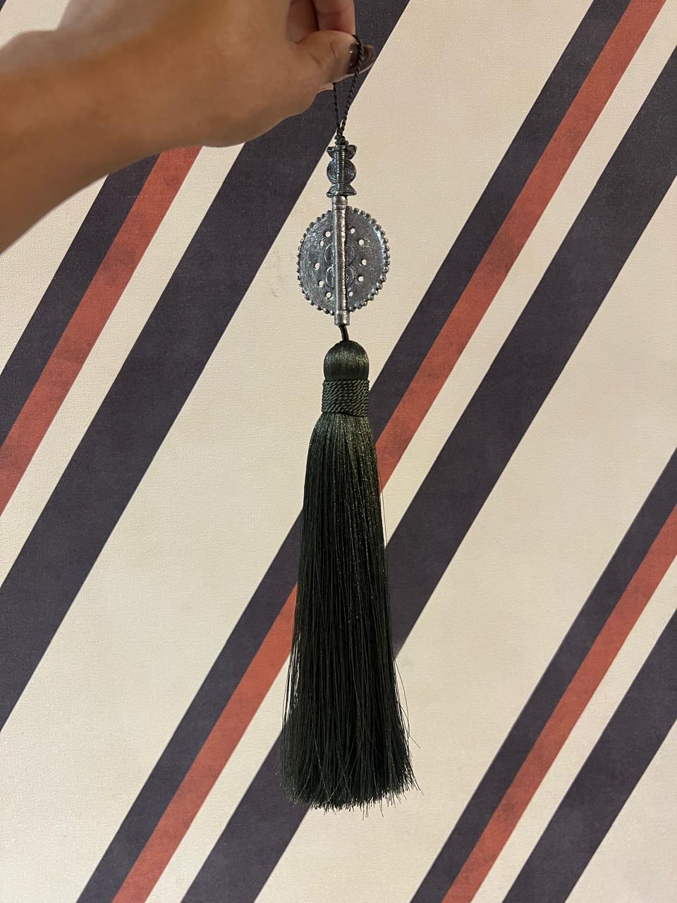 Pingente Disco Verde Musgo