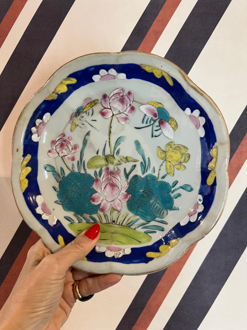 Prato Decorativo Porcelana Chinesa