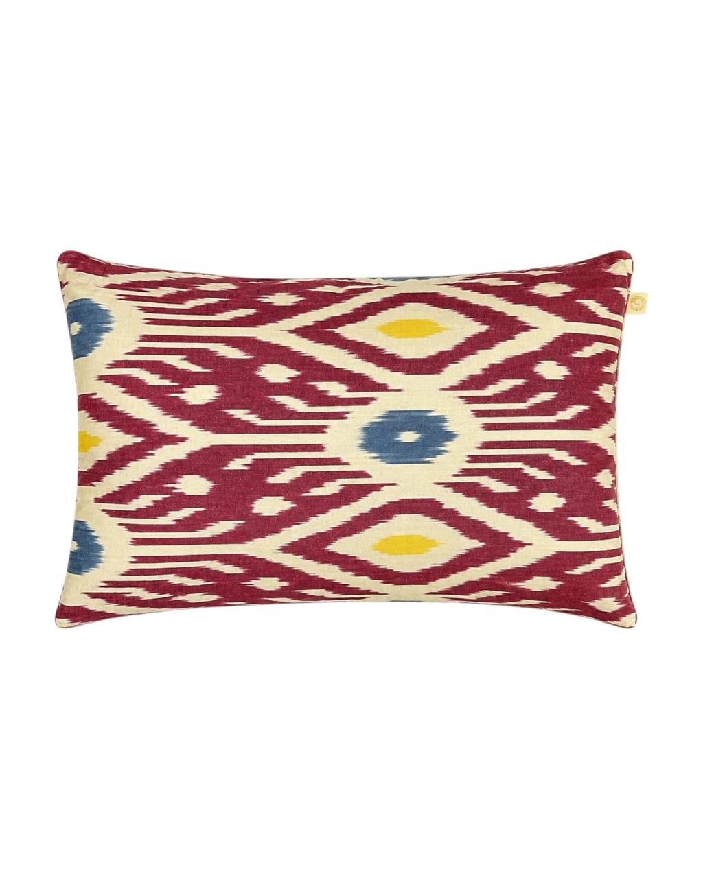 Almofada Ikat Vermelha 55X35