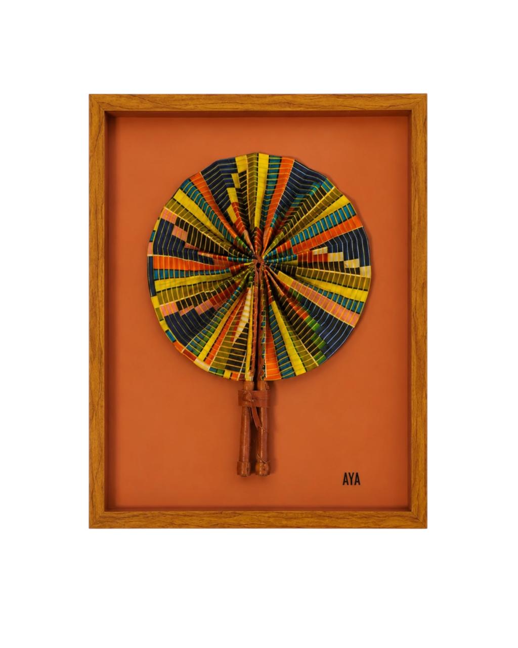 Quadro Leque Pano Calambie