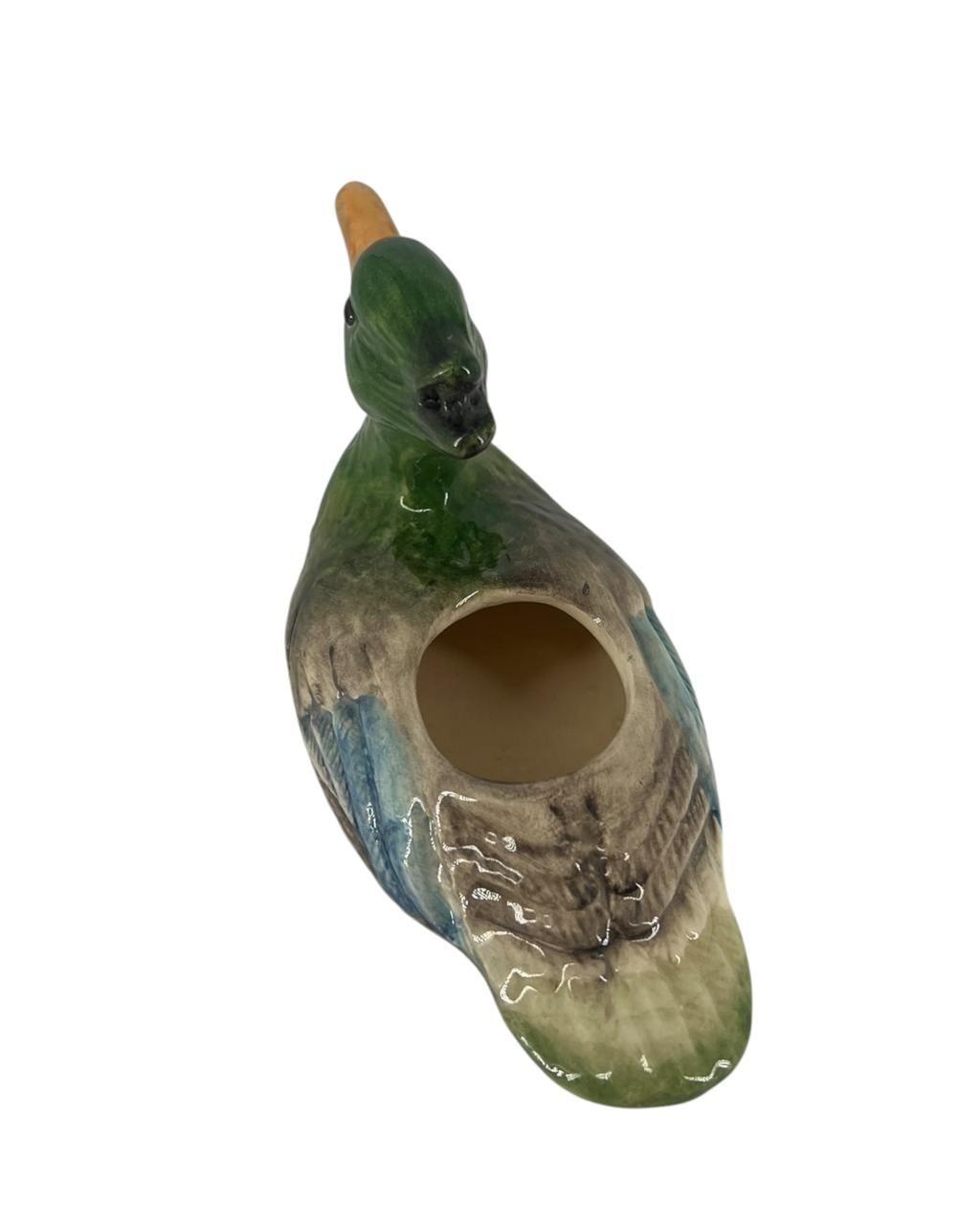 Saleiro Pato com Crista Verde PP