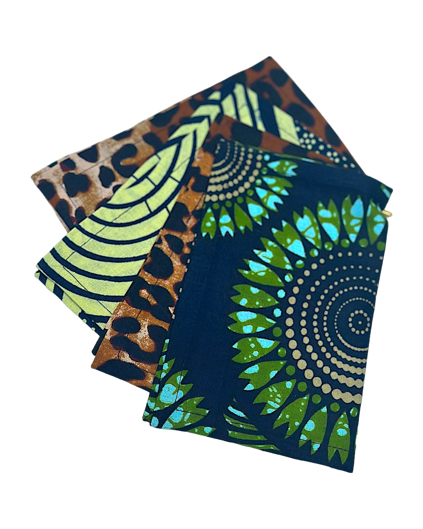 Kit 4 Guardanapos Coquetel Afro