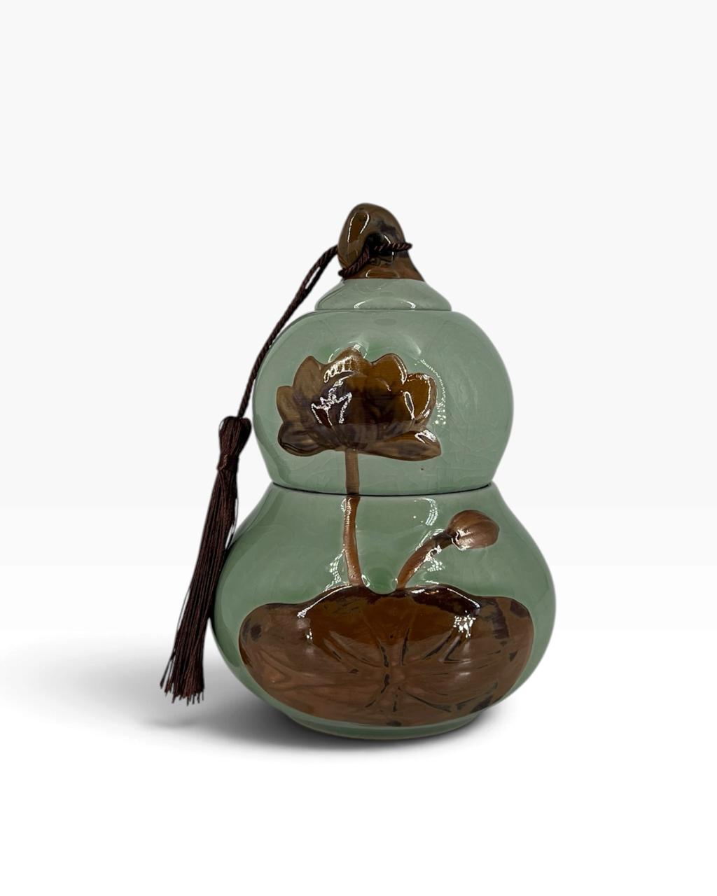 Potiche Lótus Celadon