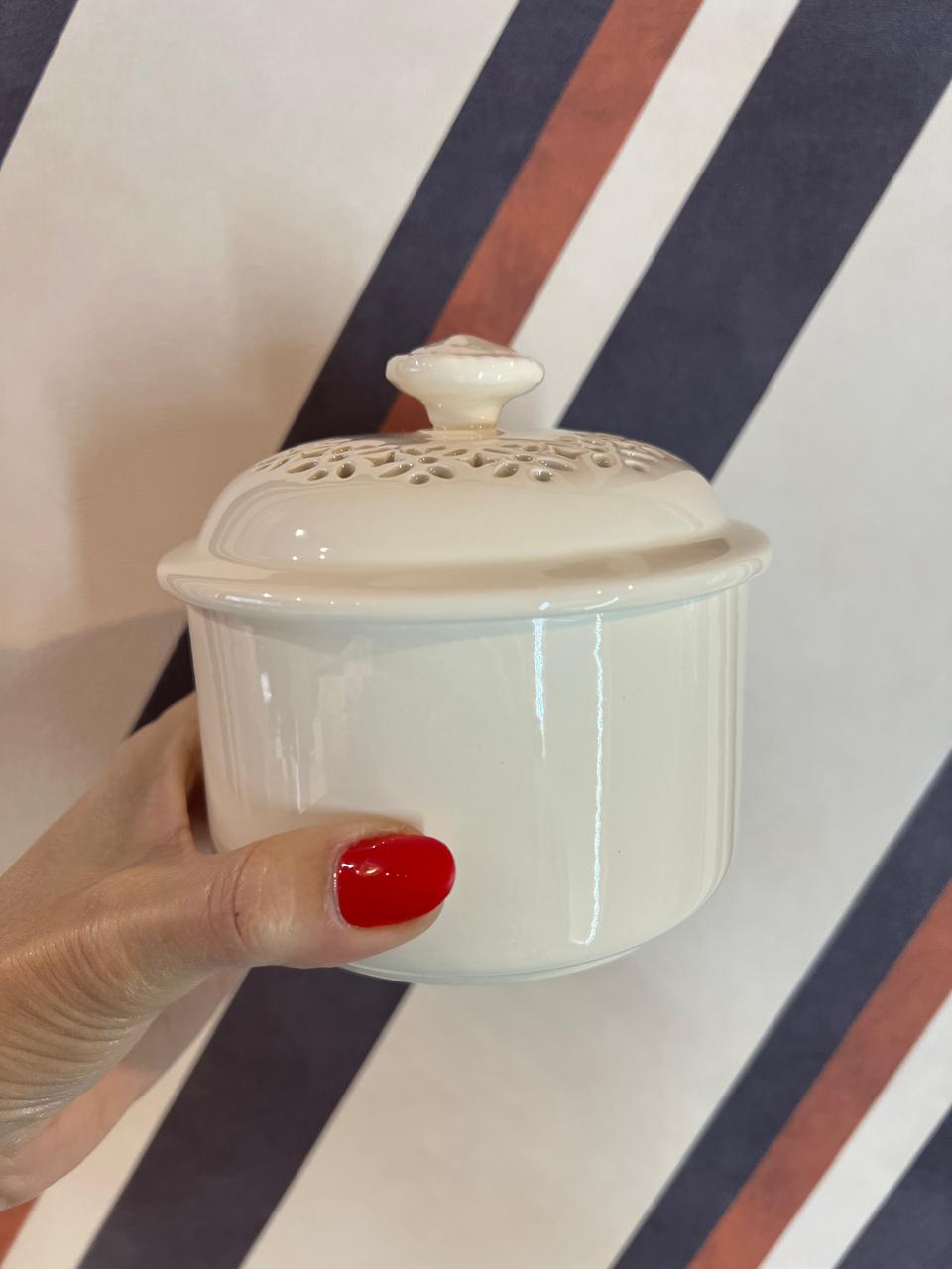 Açucareiro Botão Royal Creamware
