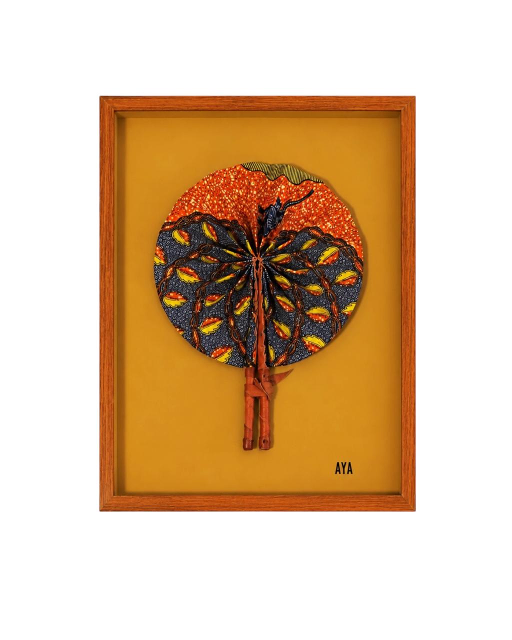 Quadro Leque Pano Cissus