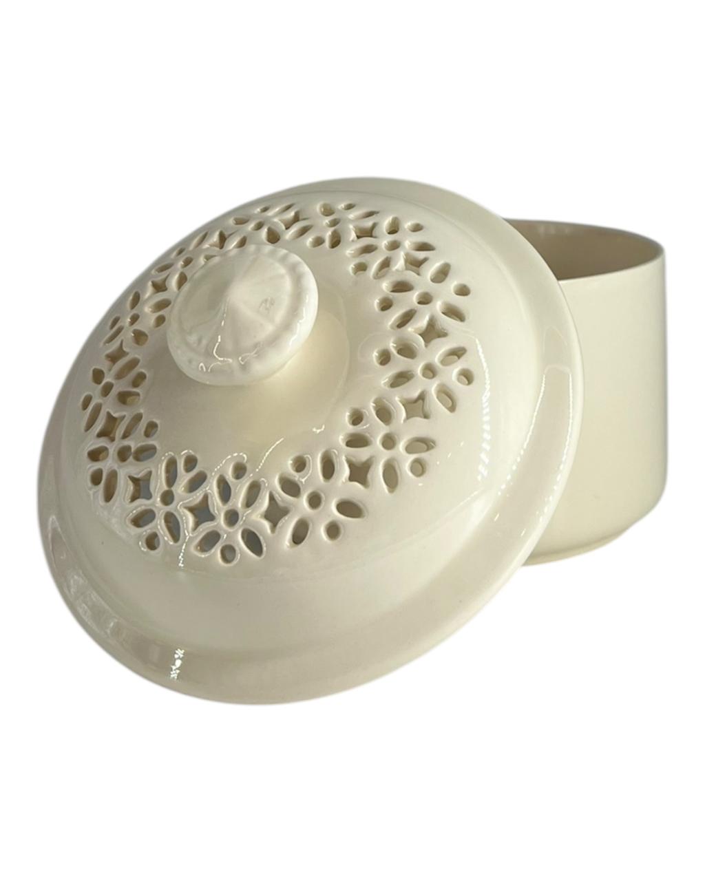 Açucareiro Botão Royal Creamware