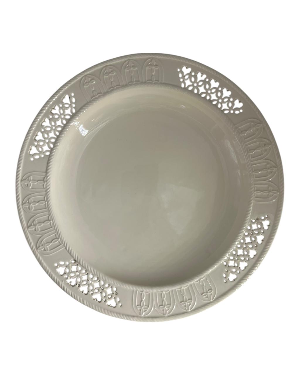 Prato Bolo Royal Creamware